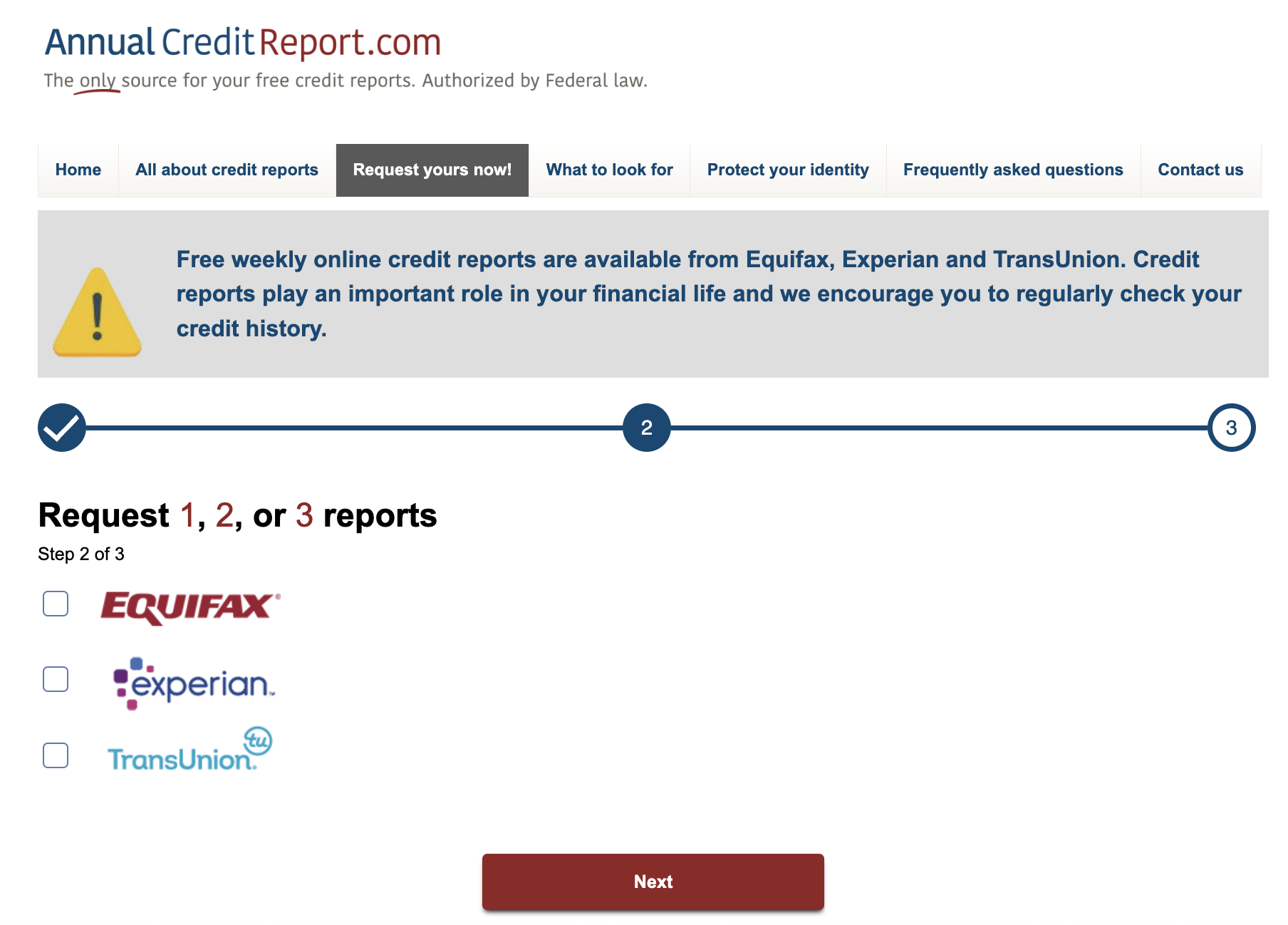 Image showing the big three credit bureaus.